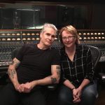 Henry Rollins and Cheryl at Capitol Studios, Hollywood during taping of The Sound Of Vinyl interview. September 28, 2017