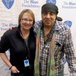 Cheryl with Steve Van Zandt, International Blues Challenge, Memphis, Tennessee. January 18, 2018.