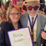 Cheryl Pawelski with Vicky and Peter Asher